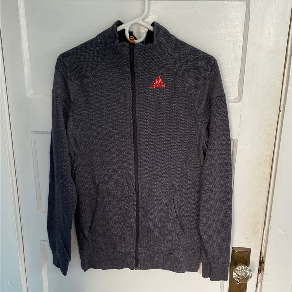 Adidas Gray Full-Zip Jacket